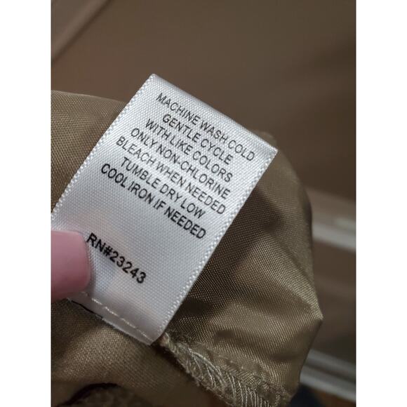 New York & Co. Women's Beige Polyester High Rise Straight Fit Dress Pant Size 10 - Picture 11 of 13